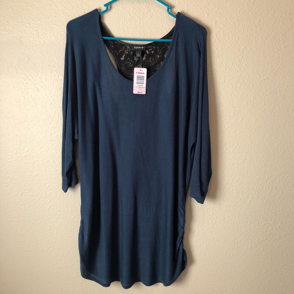 Torrid 3/4 sleeve top
